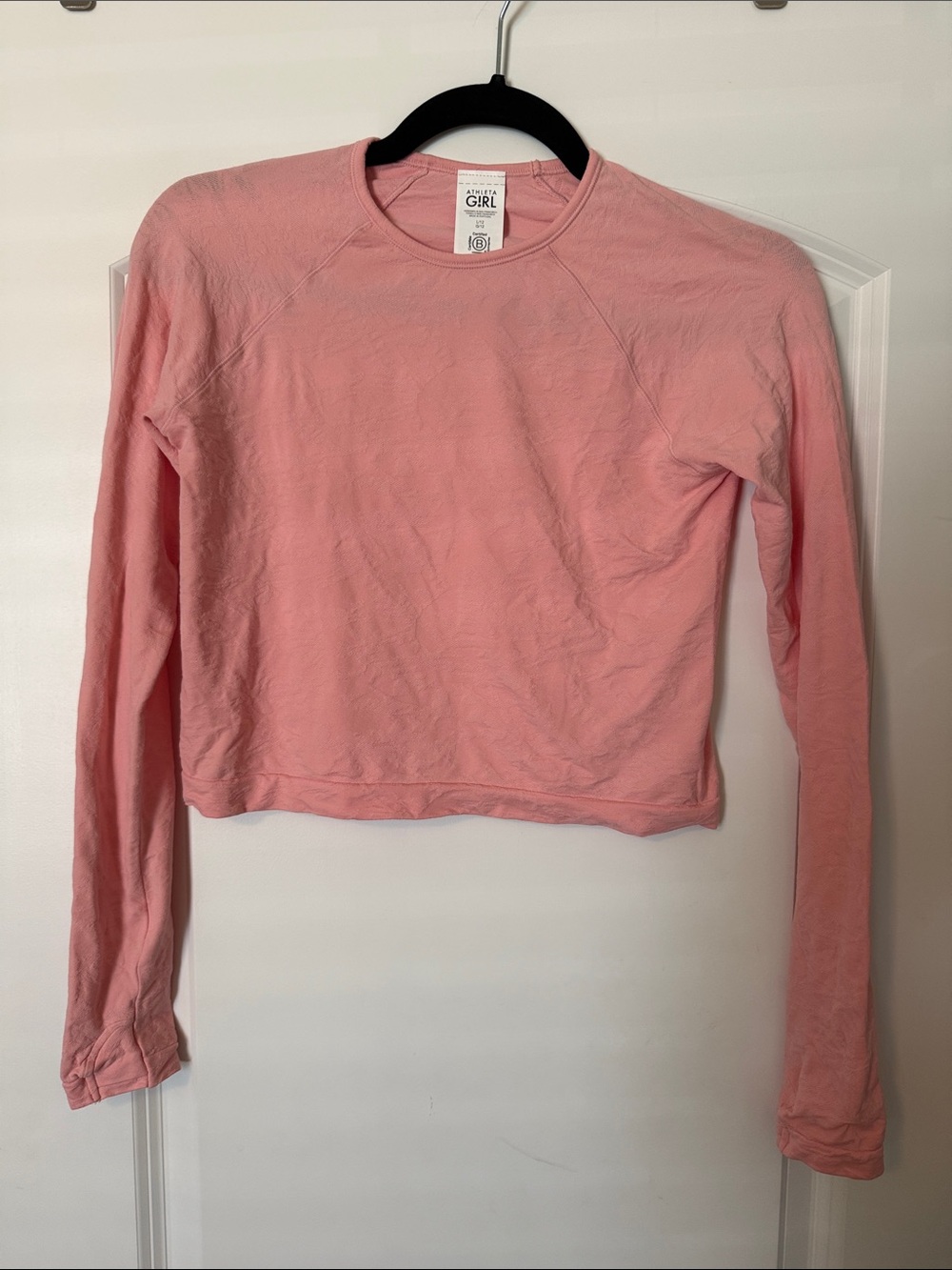 Athleta Girl Power Up Seamless Sport Length Top L/12